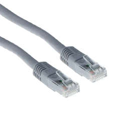 Act CAT5e U-UTP Patch Cable 0,25m Grey IB6052 kábel és adapter