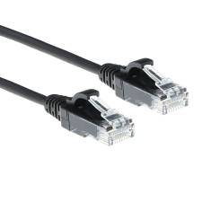 Act CAT6 U-UTP Patch Cable 0,25m Black kábel és adapter