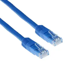 Act CAT6 U-UTP Patch Cable 0,5m Blue IB8600 kábel és adapter