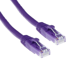 Act CAT6 U-UTP Patch Cable 2m Purple IS1702 kábel és adapter