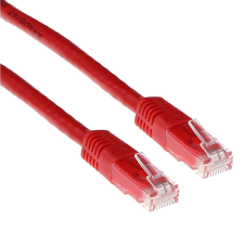 Act CAT6 U-UTP Patch Cable 3m Red IB8503 kábel és adapter