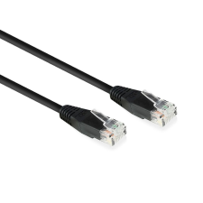 Act CAT6 U-UTP Patch Cable 5m Black kábel és adapter