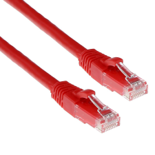 Act CAT6 U-UTP Patch Cable 5m Red IS8505 kábel és adapter
