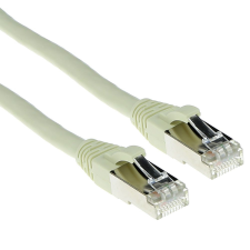 Act CAT6A S-FTP Patch Cable 1,5m Ivory FB6051 kábel és adapter