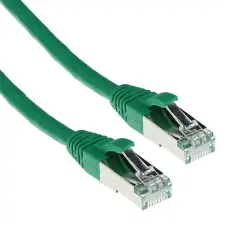 Act CAT6A S-FTP Patch Cable 3m Green  FB7703 kábel és adapter