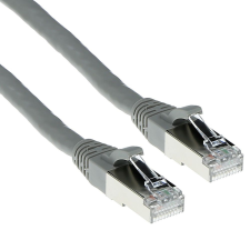 Act CAT6A S-FTP Patch Cable 5m Grey FB3005 kábel és adapter