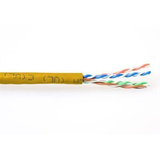 Act CAT6A U-UTP Installation cable 305m Yellow (EP458B) kábel és adapter
