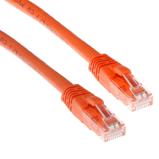 Act CAT6A U-UTP Patch Cable 2m Orange (IB2102) kábel és adapter