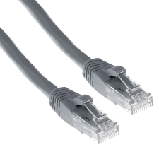 Act CAT6A U-UTP Patch Cable 5m Grey  IB3005 kábel és adapter