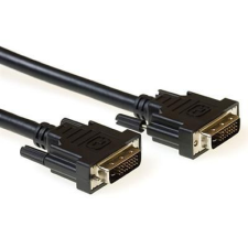 Act DVI-D Dual Link cable male to male 1,5m Black AK3834 kábel és adapter