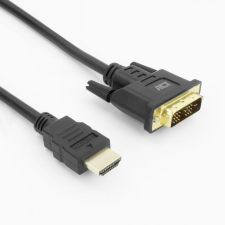Act HDMI-A male to DVI-D male adapter cable 5m Black AK3737 kábel és adapter