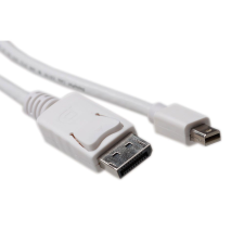 Act Mini DisplayPort male to DisplayPort male 2m White AK3965 kábel és adapter