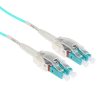 Act Multimode 50/125 OM3 Polarity Twist fiber cable with LC connectors 17m Blue RL8317