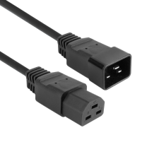 Act Powercord C20 - C21 3m Black AK5345 kábel és adapter