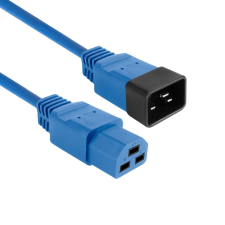 Act Powercord C20 male - C21 famale 1m Blue AK5365 kábel és adapter