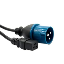 Act Powercord CEE1 - C19 2,5m Black AK5021 kábel és adapter