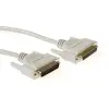 Act Serial 1:1 connection cable 25 pin D-sub male to 25 pin D-sub female 5m Ivory AK4055
