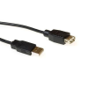 Act usb 2.0 a male to usb a female 0,5m black sb2218