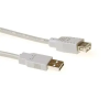 Act USB 2.0 A male to USB A female 1,8m Ivory SB2200