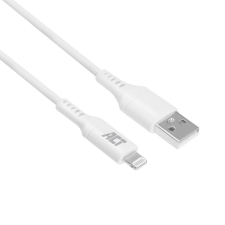 Act USB-A - Lightning adat- és töltőkábel 1m fehér (AC3011) kábel és adapter