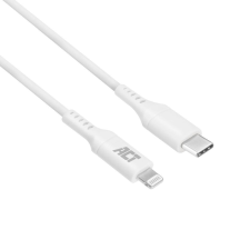 Act USB-C - Lightning adat- és töltőkábel 1m fehér (AC3014) kábel és adapter