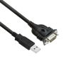 Act USB to serial adapter 0,6m Black EM1016