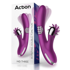 Action No. Three kényeztető, forgó gyöngysorral, rotáló klitoriszággal vibrátorok