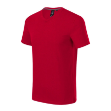 Action V-neck póló férfi F1 piros L férfi póló