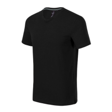  Action V-neck póló férfi fekete S