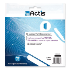 ACTIS (Brother LC985BK) Tintapatron Fekete (KB-985BK) nyomtatópatron & toner