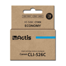ACTIS (Canon CLI-526C) Tintapatron Kék (KC-526C) nyomtatópatron & toner