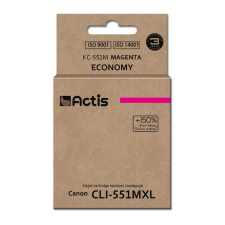 ACTIS (Canon CLI-551M) Tintapatron Magenta (KC-551M) nyomtatópatron & toner
