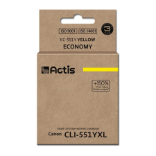 ACTIS (Canon CLI-551Y) Tintapatron Sárga nyomtatópatron & toner
