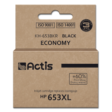ACTIS ( HP 653XL 3YM75AE) Tintapatron Fekete (KH-653BKR) nyomtatópatron & toner
