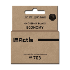 ACTIS KH-703BKR tintapatron 1 dB Kompatibilis Standard teljesítmény Fekete nyomtatópatron & toner