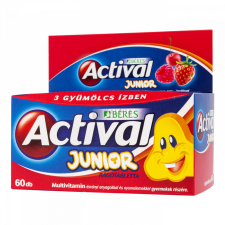 Actival Junior rágótabletta 60 db vitamin és táplálékkiegészítő