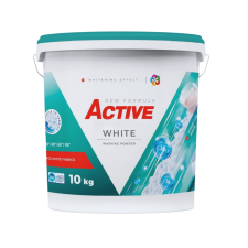 Active mosópor fehér ruhákhoz - 130 mosás 10kg tisztító- és takarítószer, higiénia