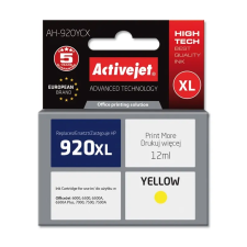 ActiveJet AH-920YCX tintapatron 1 dB Kompatibilis Nagy (XL) kapacitású Sárga nyomtatópatron & toner