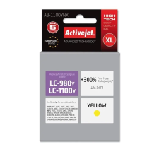 ActiveJet Brother LC1100/LC980Y 19,5 ml sárga utángyártott tintapatron nyomtatópatron & toner