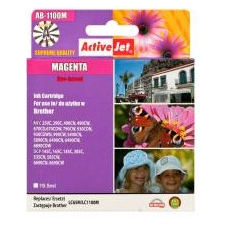 ActiveJet (Brother LC1100M,LC980M) Tintapatron Magenta (EXPACJABR0019) nyomtatópatron & toner