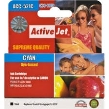 ActiveJet (Canon CLI-521C) Tintakazetta Ciánkék (EXPACJACA0081) nyomtatópatron & toner