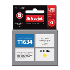 ActiveJet (Epson 16XL T1634) Tintapatron Sárga (AE-16YNX) nyomtatópatron & toner