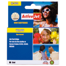 ActiveJet (Epson T0804) Chipes Tintapatron Sárga (EXPACJAEP0111) nyomtatópatron & toner