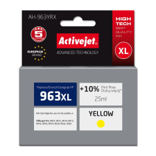 ActiveJet (HP 3JA29AE 963XL) Tinta Sárga (AH-963YRX) nyomtatópatron & toner