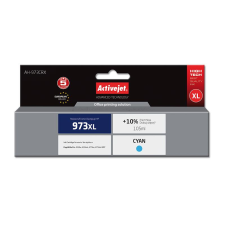 ActiveJet (HP 973XL F6T81AE) Tintapatron Cián nyomtatópatron & toner