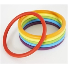 Activity ring 24 db-os sorozat - Gonge gumigyűrű, készségfejlesztő karika gyógyászati segédeszköz