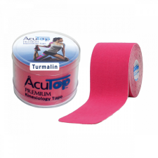 ACUTOP Premium Turmalinos Kineziológiai Tapasz 5 cm x 5 m Rózsaszín gyógyászati segédeszköz