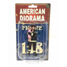  AD77460 Fire Fighter Saving Life figura modell kiegészítő 1:18 makett