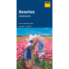 ADAC Benelux államok térkép ADAC 1:300 000 Belgium, Hollandia, Luxemburg térkép térkép