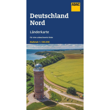 ADAC Észak-Németország autós térkép ADAC 1:500 000 2022. térkép